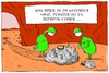 Cartoon: marssonde gefunden (small) by leopold maurer tagged mars,sonde,esa,verloren,gefunden,raumfahrt,europa,absturz,technik,marsmensch,toaster