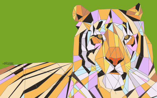 Cartoon: Tiger (medium) by omar seddek mostafa tagged tiger