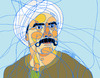 Cartoon: Ahmad Makki (small) by omar seddek mostafa tagged ahmad,makki