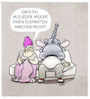 Cartoon: ... (small) by markus-grolik tagged beziehung,mücke,elefant,mann,frau,redewendung,kommunikation,sprache