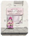 Cartoon: Beauty-Dienstleisterin (small) by markus-grolik tagged nagel,nails,hammer,service,nagelstudio,beauty,body,frau,frauen