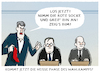 Cartoon: Söder greift ein... (small) by markus-grolik tagged rote,socken,kampagne,soeder,sommerinterview,union,cdukanzlerkandidat,schlafwagen,laschet,triell,scholz,spd,umfrage