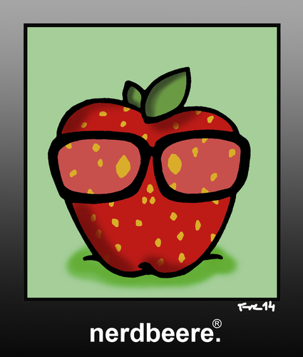 Cartoon: nerdbeere (medium) by Marcus Trepesch tagged funnie,cartoon,wordplay,food,strawberry