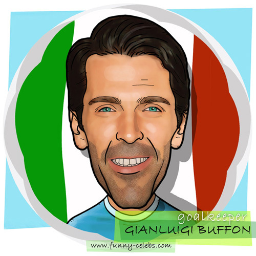 Cartoon: Gianluigi Buffon (medium) by funny-celebs tagged sport,goal,soccer,football,goalkeeper,gianluigibuffon