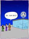 Cartoon: 3 Könige (small) by Frank Zimmermann tagged weise,könig,weihnachten,stern,mercedes,auto,nacht,himmel