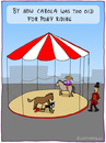 Cartoon: PONY RIDING (small) by Frank Zimmermann tagged pony,riding,girl,circus,fun,fair,cartoon,tamer,sm,sodomy