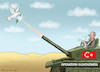 Cartoon: ERDOGANS OPERATION OLIVENZWEIG (small) by marian kamensky tagged erdogans,operation,olivenzweig,syrien,kurden