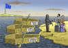 Cartoon: EU-TÜRKEI SCHLEPER ELDORADO (small) by marian kamensky tagged flüchtlingspolitik,griechenland,eu,österreich,deutschland,türkei,gabriel,schäuble,idomeni,erbarmumngswürdig