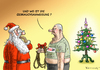 Cartoon: SANTA IN DRESDEN (small) by marian kamensky tagged santa,klaus,weihnachten,geschenke,pegida,dresden,bescherung