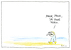 Cartoon: Das Meer (small) by fussel tagged meer,mehr,zuviel