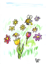 Cartoon: Spring Awakening? (small) by fussel tagged frühlingserwachen,frühling,hummeln,blumen,hormone
