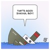 Cartoon: Good sinking! (small) by Timo Essner tagged ship ships boat boats father son relations boating good thinking sinking play on words cartoon timo essner