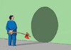 Cartoon: kraslotien (small) by Lubomir Kotrha tagged easter,eggs