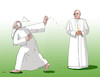 Cartoon: radsejminic18 (small) by Lubomir Kotrha tagged god,church,papst
