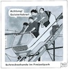 Cartoon: Im Freizeitpark (small) by BAES tagged geisterfahrer,verkehr,freizeit,freizeitpark,fahren,geschwindigkeit,auto,gefahr,unfall