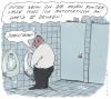 Cartoon: entleerung (small) by Andreas Prüstel tagged hartz,wc