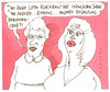 Cartoon: lippig (small) by Andreas Prüstel tagged sprichwort,lippen,schönheitsoperationen,körperkult