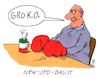 Cartoon: spd-basis (small) by Andreas Prüstel tagged spd,groko,parteibasis,nrw,boxen,ko,cartoon,karikatur,andreas,pruestel