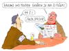 Cartoon: ss (small) by Andreas Prüstel tagged afd,rechtsnationaler,flügel,gauland,meuthen,spießer,stolz,ss,cartoon,karikatur,andreas,pruestel
