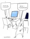 Cartoon: Firewall (small) by Mattiello tagged computer männer