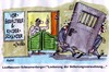 Cartoon: Gelockertes (small) by RABE tagged justiz,justizia,justizministerin,schnarrenberger,fdp,gericht,bundesgerichtshof,bundesverfassungsgericht,gerichtshof,eu,brüssel,bundesrepublik,straftäter,strafe,strafverfolgung,knast,gefängnis,zelle,gitterstäbe,zellentür,justizvollzugsanstalt,richter,staat