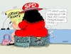Cartoon: SPD Grundrente (small) by RABE tagged nahles,spd,sozialdemokraten,groko,umfragetief,scholz,rabe,ralf,böhme,cartoon,karikatur,pressezeichnung,farbcartoon,tagescartoon,ruine,koalition,koalitionsvetrag,grundrente,sozialkassen,finanzierungsideen,kritik