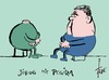 Cartoon: Dialog Pegida (small) by tiede tagged pegida,sigmar,gabriel,spd