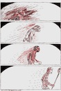Cartoon: Evolution (small) by Zlatko Iv tagged evolution,zirkus,mann,robot,ideal,erste,chinese,china,ausweg,art