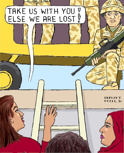 Cartoon: Last Evacuations (medium) by Barthold tagged withdrawal,international,troops,afghanistan,capitulation,ghani,government,surrender,kabul,taliban,usa,united,states,evacuation,mission,august,2021,helicopter,roof,embassy,soldier,women,seeking,asylum,opportunity,cartoon,caricature,barthold,withdrawal,international,troops,afghanistan,capitulation,ghani,government,surrender,kabul,usa,united,states,evacuation,mission,august,2021,helicopter,roof,embassy,soldier,women,seeking,asylum,opportunity,cartoon,caricature,barthold