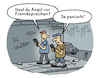 Cartoon: Japanisch (small) by Lo Graf von Blickensdorf tagged fremdsprachen,angst,ja,panisch,panik,jugendliche,straße,wortspiel,karikatur,lo,graf,cartoon,sprachen,lernen,japanisch