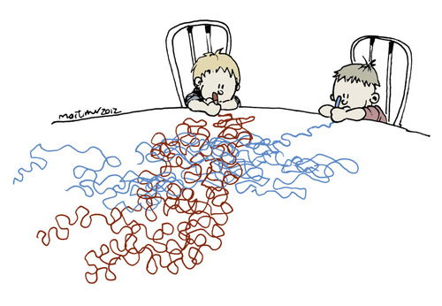 Cartoon: Battle of colors (medium) by mortimer tagged cartoon,mortimeriadas,mortimer