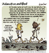 Cartoon: Adam Eve and God 39 (small) by mortimer tagged mortimer,mortimeriadas,cartoon,comic,biblical,adam,eve,god,snake,paradise,bible