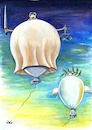 Cartoon: Justice (small) by menekse cam tagged justice,themis,peace,rising,balloon,judgment,war