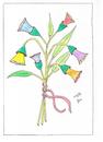 Cartoon: Glockenblume Bellflower (small) by skätch-up tagged blumenstrauß,bunch,of,flowerd,glockenblumen,bell,flowers