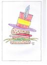 Cartoon: Mister V. G. Burger... welcome (small) by skätch-up tagged burger,vegetable,vegetarier,gemüse,früchte,kraut,und,rüben,brötchen,käse