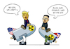 Cartoon: Donald und Kim (small) by Sven Raschke tagged donald,trump,kim,jong,un,krieg,usa,nordkorea,diplomatie