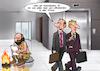 Cartoon: Langjähriger Mitarbeiter (small) by Chris Berger tagged mitarbeiter,firma,buchhaltung,büro,steinzeit,neandertaler,office