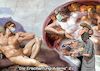 Cartoon: Michelangelo 2.0 (small) by Chris Berger tagged sixtinische,kapelle,covid,pandemi,infektion,mundschutz