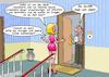 Cartoon: Nachbarschaftshilfe (small) by Chris Berger tagged sexy,nachbarin,saufen,bumsen,nachbar,sitter,katze
