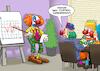 Cartoon: Pie Chart (small) by Chris Berger tagged büro,versammlung,clowns,narren,spassmacher,kuchendiagramm,trtendiagramm,pie,chart,statistik