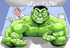 Cartoon: Proktologe (small) by Chris Berger tagged proktologe prostata untersuchung hulk banner marvel superheld