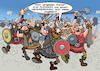 Cartoon: Wikinger (small) by Chris Berger tagged plündern,brandschatzen,niederbrennen,wikinger,überfall,beutezug,raub,vergewaltigung,nordmänner,vikings
