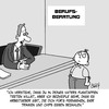 Cartoon: Berufsberatung (small) by Karsten Schley tagged jobs,jugend,arbeit,arbeitsvermittlung,berufsberatung,arbeitsamt,väter,söhne,wirtschaft,business,karriere