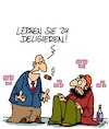 Cartoon: Delegieren (small) by Karsten Schley tagged armut,business,wirtschaft,soziales,arbeitgeber,arbeitnehmer,geld,gesellschaft