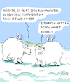 Cartoon: Ganz Normal (small) by Karsten Schley tagged klimawandel,faktenleugnung,wetter,katastrophen,tiere,temperaturen,natur,menschheit,politik,umweltschutz,gesellschaft,wissenschaft