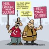 Cartoon: Gemeinsamkeiten (small) by Karsten Schley tagged demokratie,türkei,deutschland,erdogan,akp,neonazis,demonstrationen,faschismus,diktaturen,freiheit