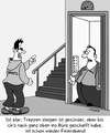 Cartoon: Gesund (small) by Karsten Schley tagged gesundheit,übergewicht,sport,fitness,büro,arbeit,männer,gesellschaft