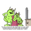 Cartoon: HORROR!! (small) by Karsten Schley tagged kinder,eltern,familie,monster,horror,fernsehen,horrorfilme,träume,alpträume,menschen