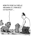 Cartoon: Kulturelle Aneignung (small) by Karsten Schley tagged medien,kultur,vielfalt,bigotterie,meinung,politik,unterdrückung,modetrends,gesellschaft