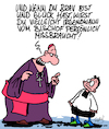 Cartoon: Mit Glück (small) by Karsten Schley tagged katholizismus,priester,kinder,kindesmissbrauch,verbrechen,pädophilie,sex,gewalt,kirche,vatikan,kriminalität,religion,gesellschaft,deutschland